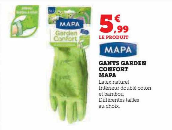 Gants Garden Confort Mapa
