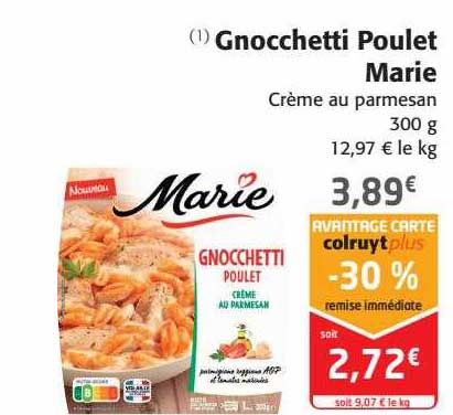 Gnocchetti Poulet Marie