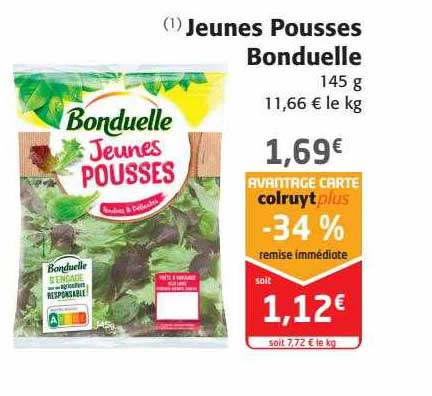 jeunes pousses bonduelle
