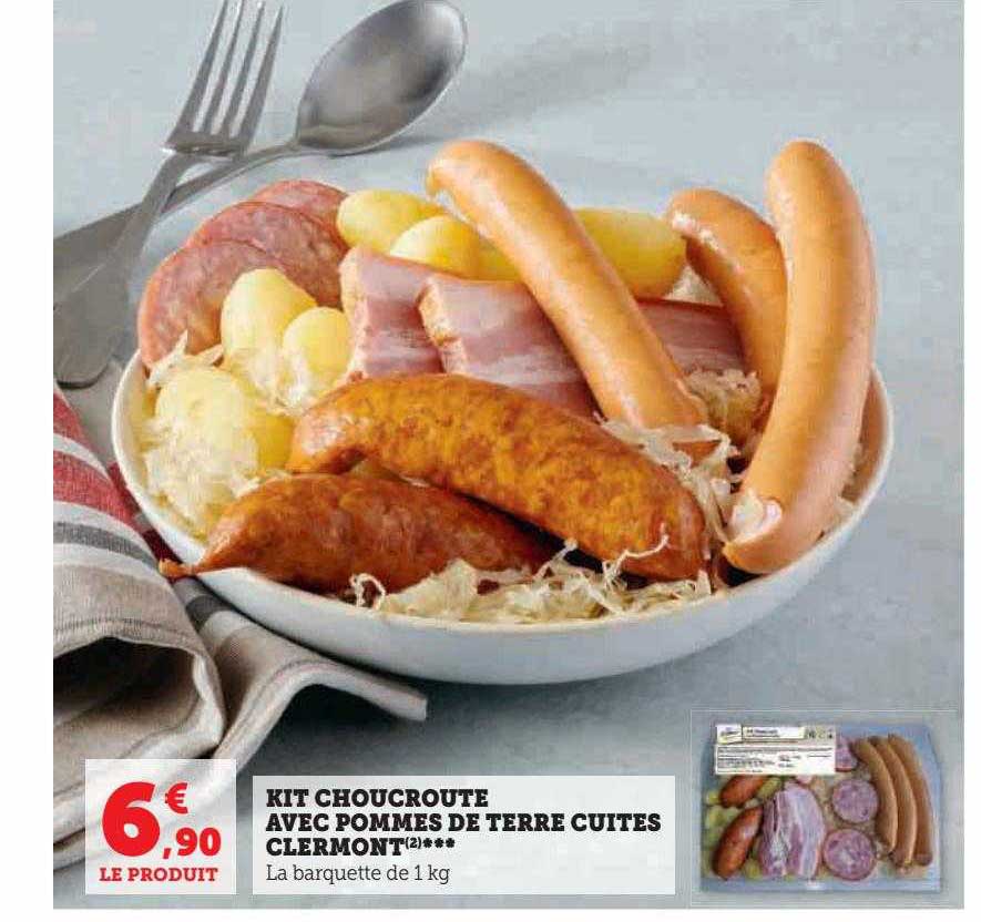 Kit Choucroute Avec Pommes De Terre Cuites Clermont