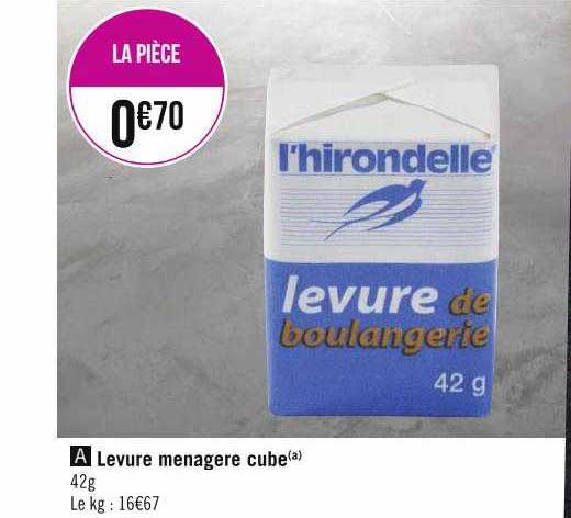 Levure Ménagère Cube