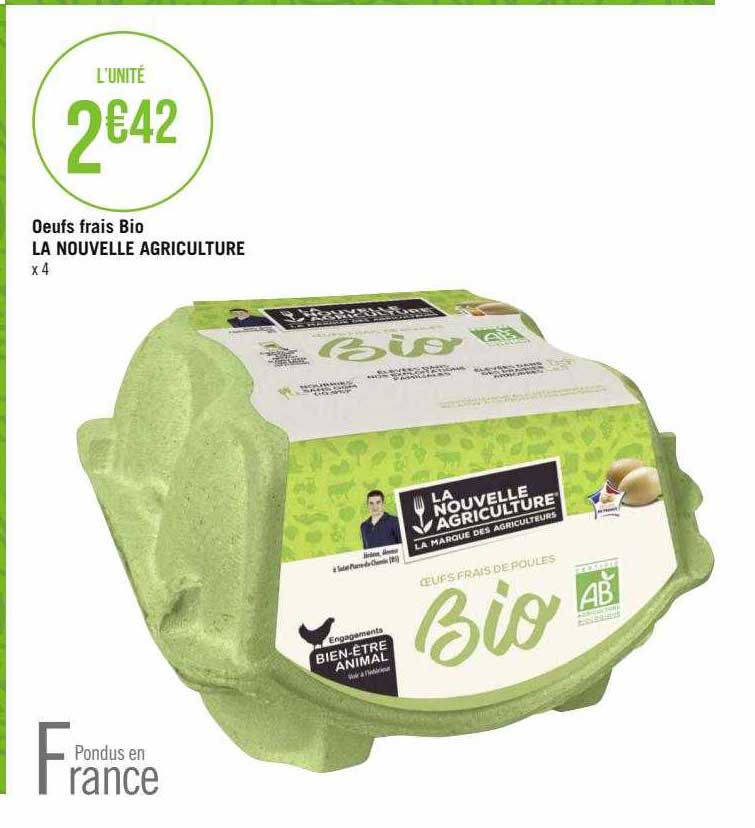 œufs frais bio la nouvelle agriculture