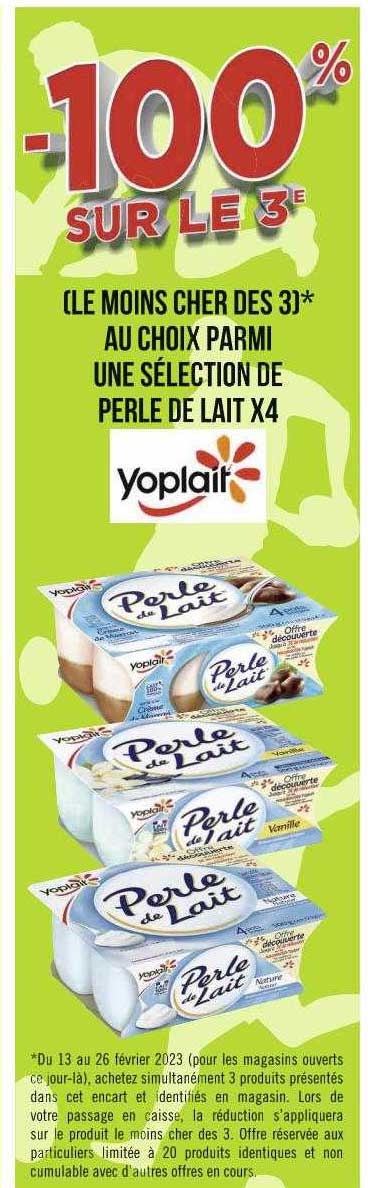 Perle De Lait X4 Yoplait