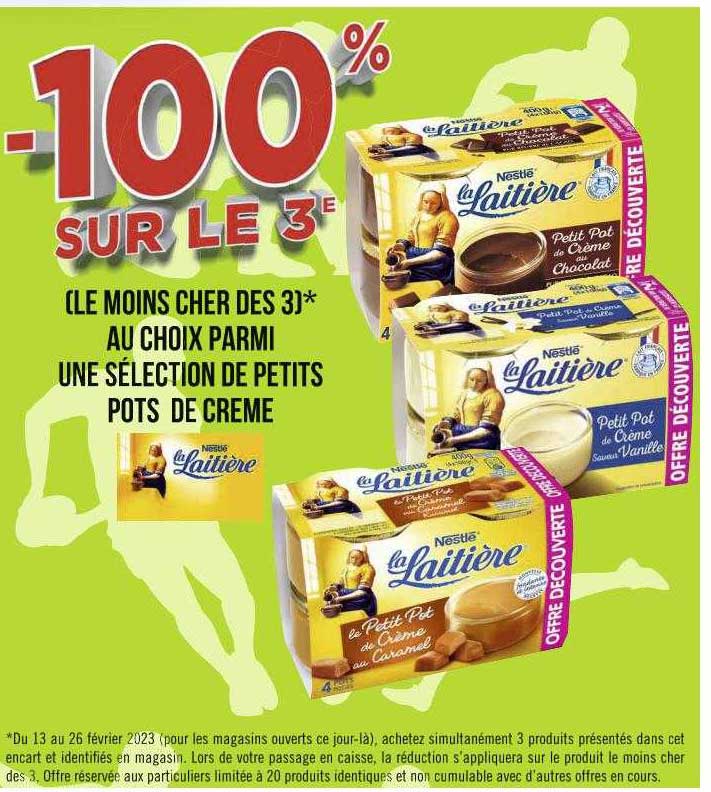 petits pots de crème la laitière nestlé