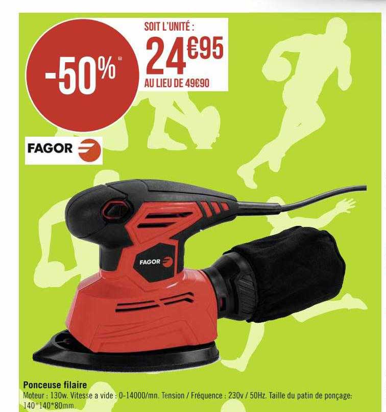 Ponceuse Filaire Fagor