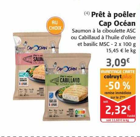Prêt à Poêler Cap Océan