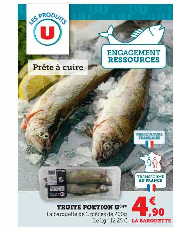 Truite Portion U
