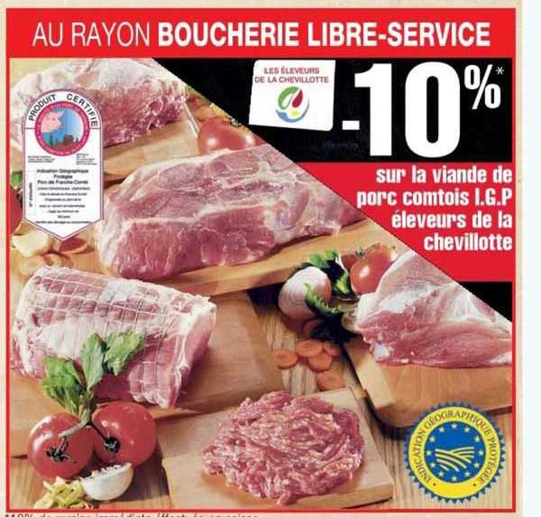 la viande de porc comtois i.g.p. éleveurs de la chevillotte