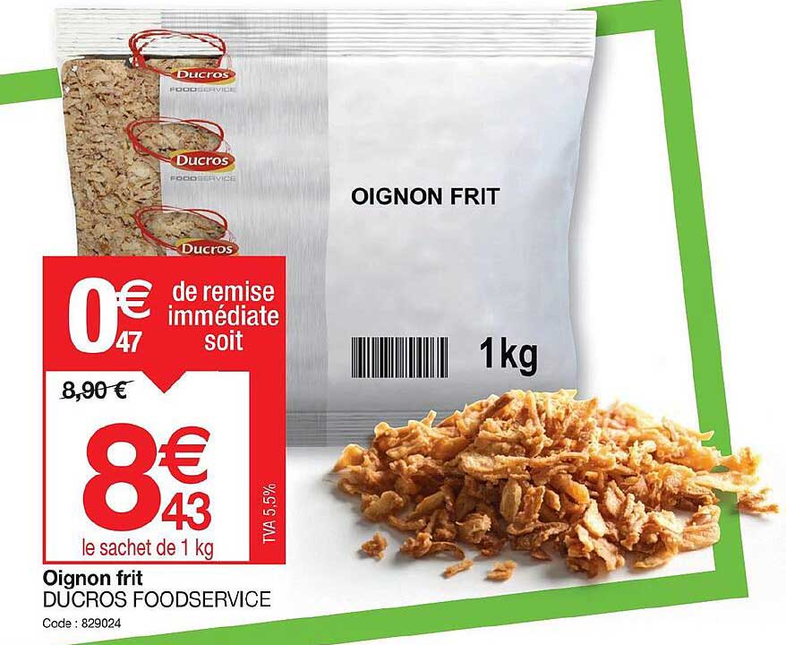 oignon frit ducros foodservice