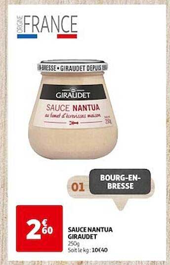 sauce nantua giraudet