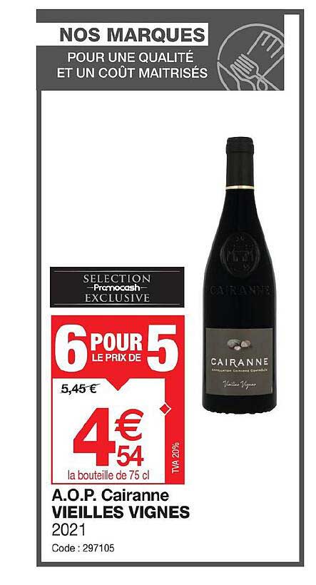 a.o.p. cairanne vieilles vignes 2021