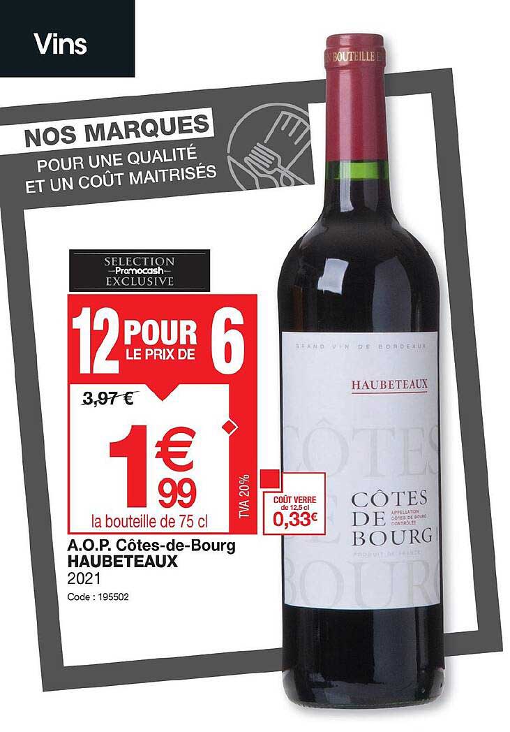 a.o.p. côtes-de-bourg haubeteaux