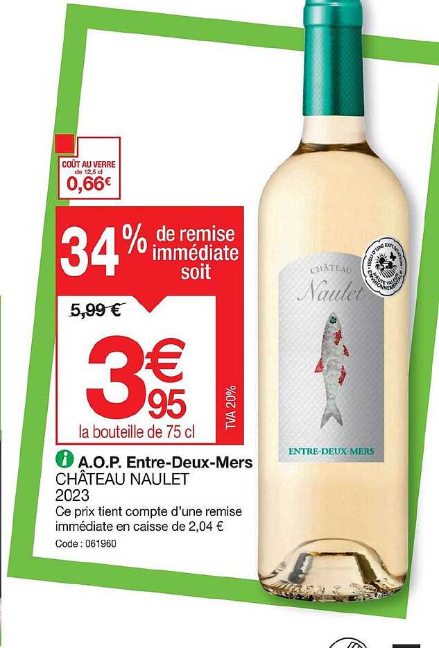 a.o.p. entre-deux-mers château naulet 2023