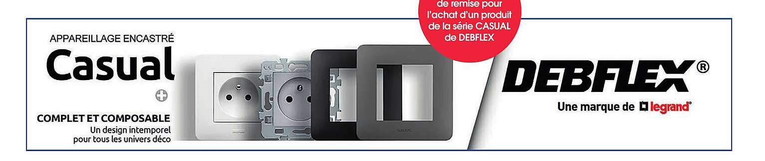 appareillage encastré casual