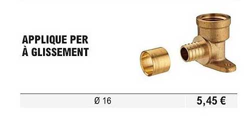 applique per à glissement