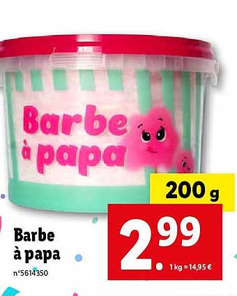 barbe à papa