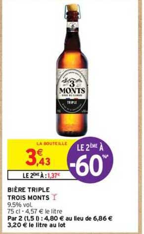 bière triple trois monts