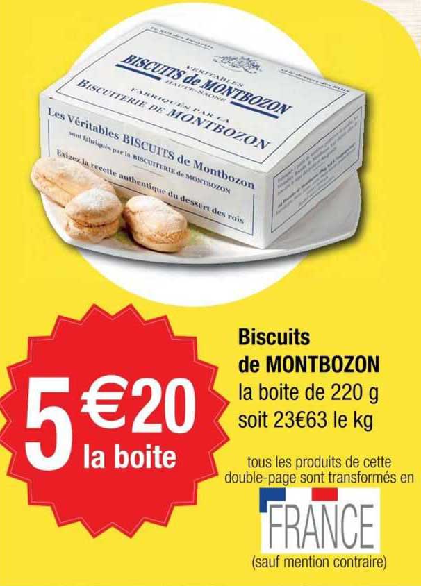 Biscuits De Montbozon