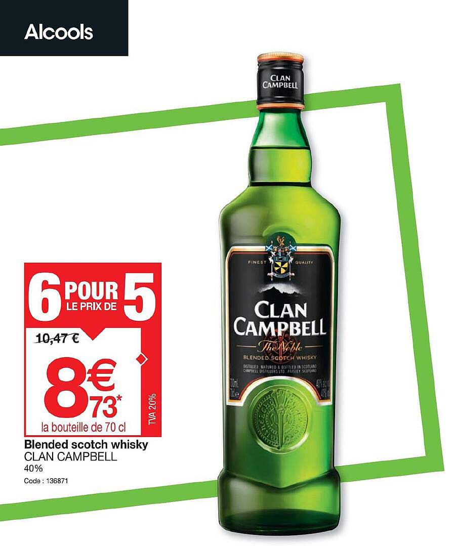 blended scotch whisky clan campbell