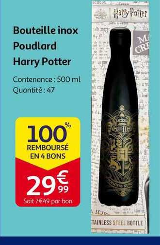 bouteille inox poudlard harry potter
