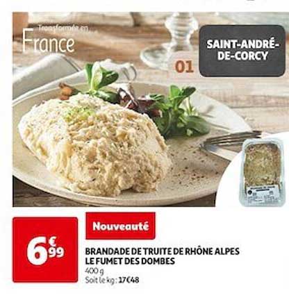 brandade de truite de rhône alpes le fumet de dombes