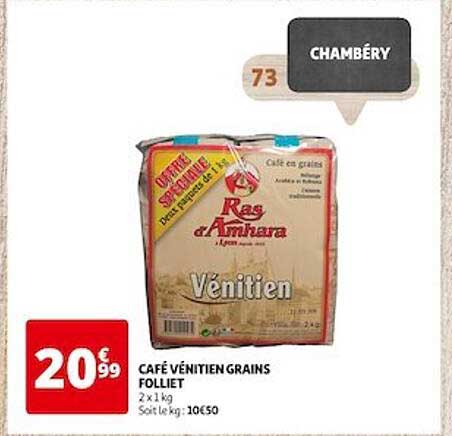 Café Vénitien Grains Folliet