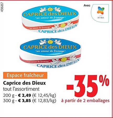 caprice des dieux l'assortiment