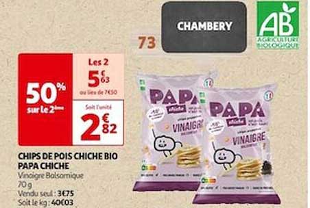 chips de pois chiche bio papa chiche