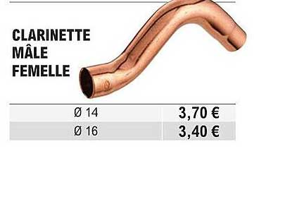 clarinette mâle femelle