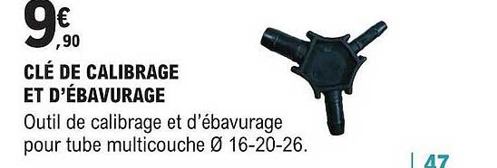 Clé De Calibrage Et D'ébavurage