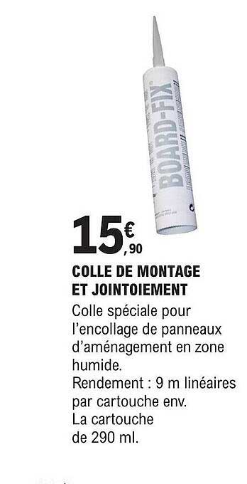 Colle De Montage Et Jointoiement