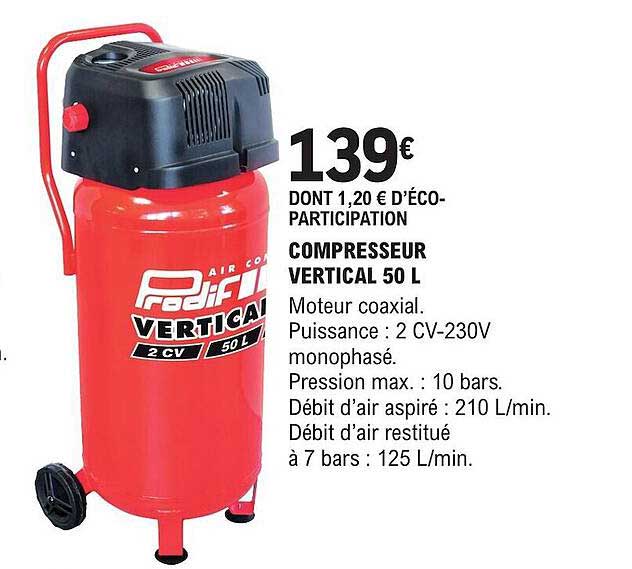 Compresseur Vertical 50l