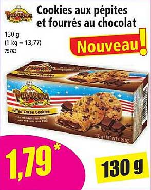 Cookies Aux Pépites Et Fourrés Au Chocolat