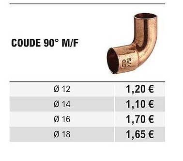 coude 90° m/f