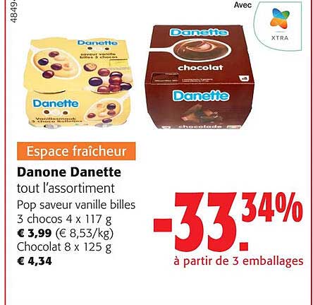 danone danette l'assortiment
