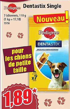 dentastix single pedigree