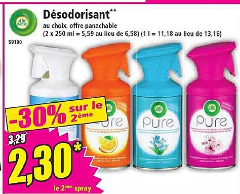 désodorisant air wick