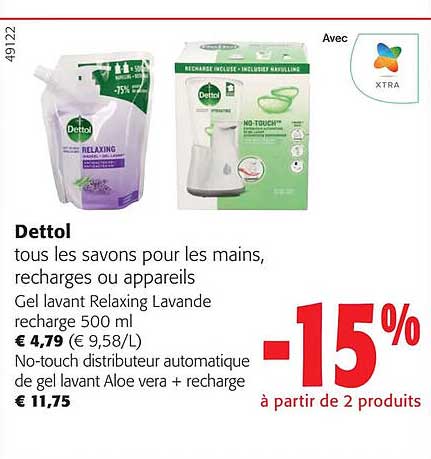 dettol les savons pour les mains, recharges ou appareils