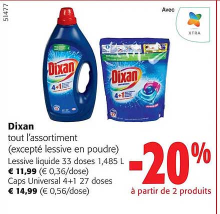 dixan l'assortiment