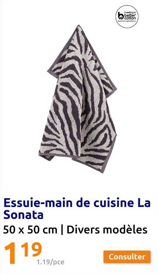essuie-main de cuisine la sonata