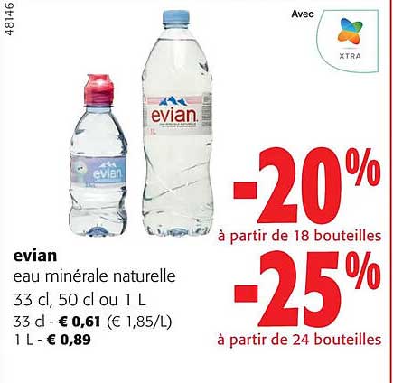 Evian Eau Minérale Naturelle