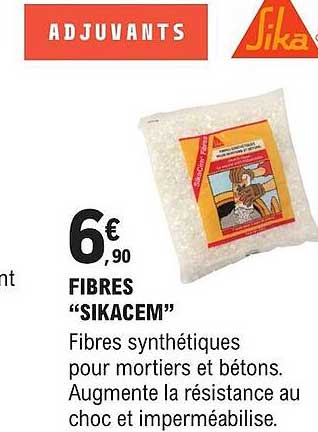 Fibres "sikacem"