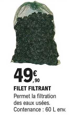 filet filtrant