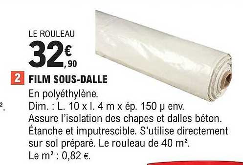 film sous-dalle