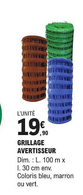 grillage avertisseur