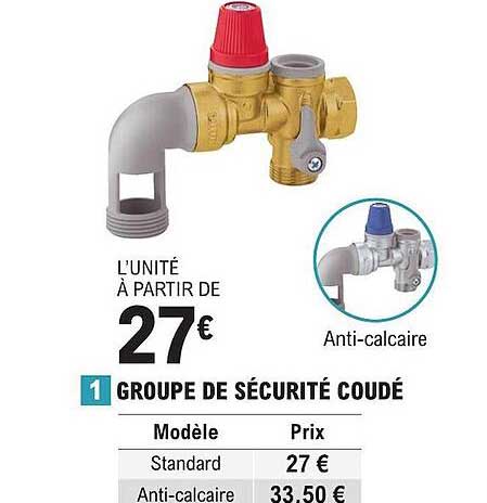 groupe de sécurité coudé