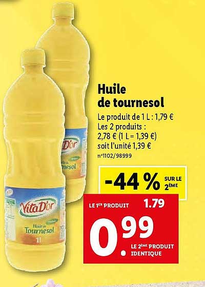 Huile De Tournesol Vita D'or