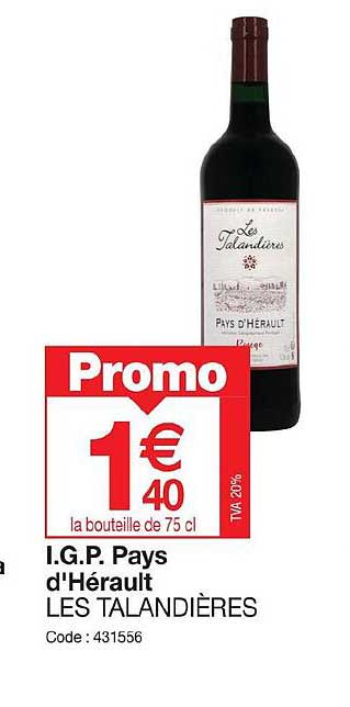 i.g.p. pays d'hérault les talandières