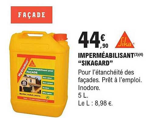 Imperméabilisant "sikagard"
