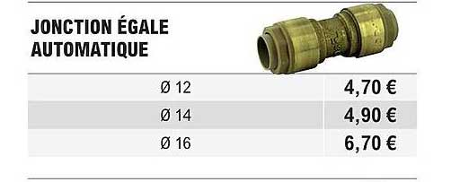 jonction égale automatique
